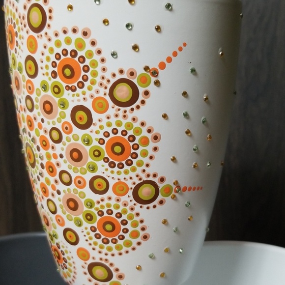 Hand Painted - Mandela Decorative Pots - Picture 5 of 6